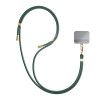 3MK EasyClip Cordón para Teléfono, Verde Oscuro / Dorado