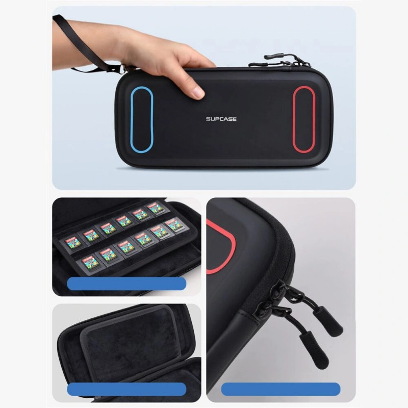 Funda de transporte mini Supcase para Nintendo Switch 2, negra