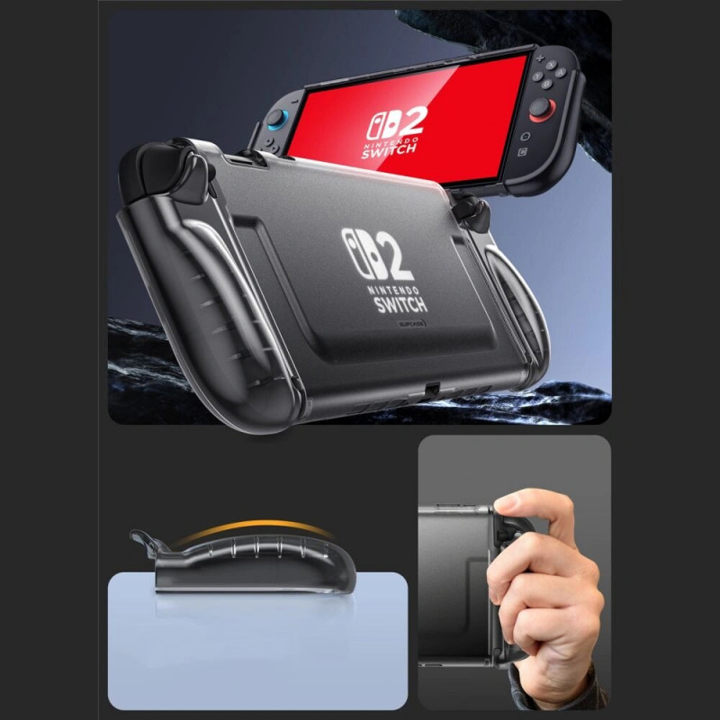 Funda Crystal Supcase para Nintendo Switch 2, Frost Black
