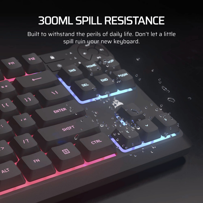 Teclado gaming Corsair K55 CORE TKL RGB