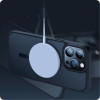 Funda Tech-Protect Magmat MagSafe THP2214 para Apple iPhone 15, Transparente/Negro