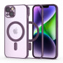 Funda MagSafe Tech-Protect MagShine para Apple iPhone 14, violeta