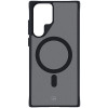 Funda 3MK Smoke MagCase para Samsung Galaxy S23 Ultra, Semitransparente