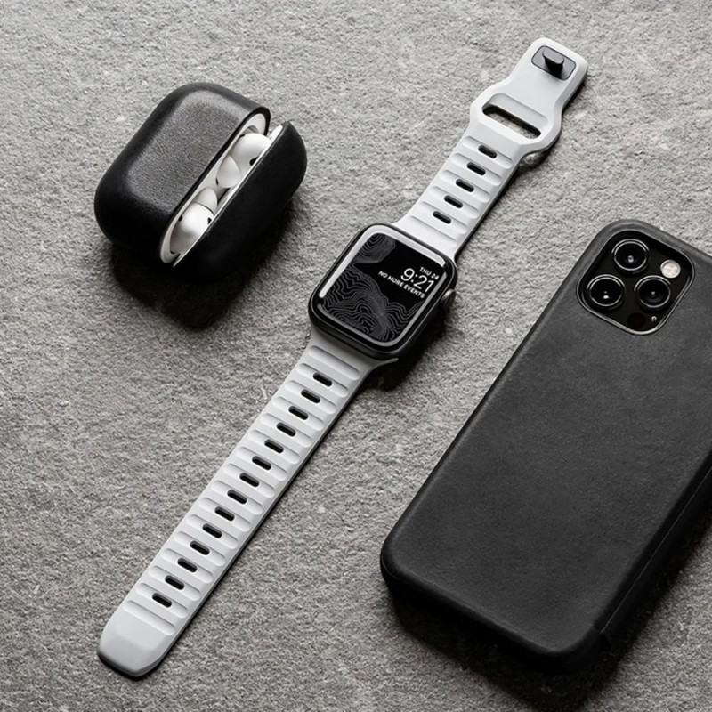 Correa Tech-Protect IconBand Line para Apple Watch 4/5/6/7/8/9/SE/Ultra 44/45/49 mm, negra