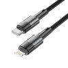 Cable Tech-Protect UltraBoost USB-C/Lightning PD 20W 3A 200 cm, gris