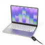 Adaptador Ledge Compulocks para MacBook Neo MBALDGN01CL, con candado de cable de combinación (Corner Lock)