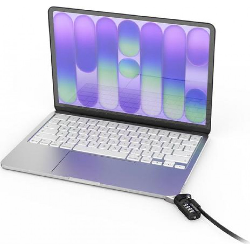 Adaptador Ledge Compulocks para MacBook Neo MBALDGN01CL, con candado de cable de combinación (Corner Lock)