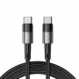 Cable Tech-Protect UltraBoost USB-C/USB-C PD 60W 3A 200 cm, gris