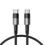 Cable Tech-Protect UltraBoost USB-C/USB-C PD 60W 3A 25 cm, gris