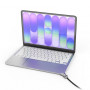 Adaptador Ledge Compulocks para MacBook Neo MBALDGN01KL, con candado de cable con llave (Corner Lock)