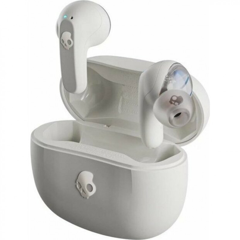Auriculares inalámbricos de tipo intraural Skullcandy Rail True Wireless S2RLW-Q751, Bone/Orange Glow