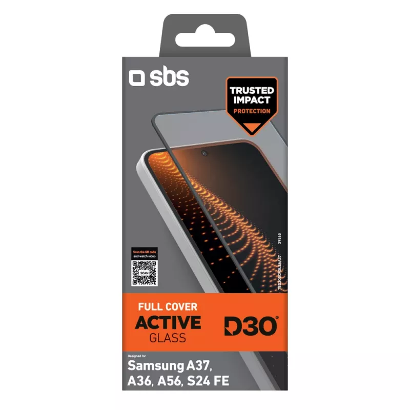 SBS D3O Vidrio Templado para Samsung Galaxy A37 / A36 / A56 / S24 FE (1 ud.)