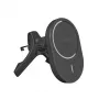 Soporte para coche PURO con cargador Qi2, compatible con MagSafe, negro