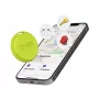Localizador SBS Track My Circle compatible con Apple Find My, verde