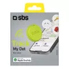 Localizador SBS Track My Circle compatible con Apple Find My, verde