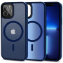 Funda MagSafe Tech-Protect MagMat para Apple iPhone 12/12 Pro, azul marino mate