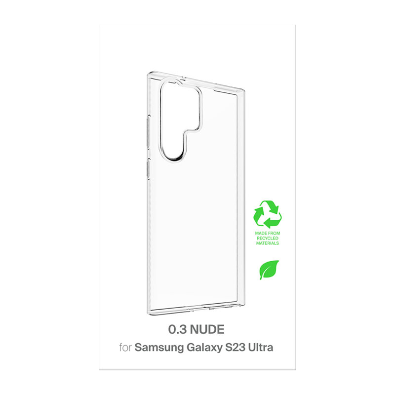 Funda PURO 0.3 Nude para Samsung Galaxy S23 Ultra, transparente