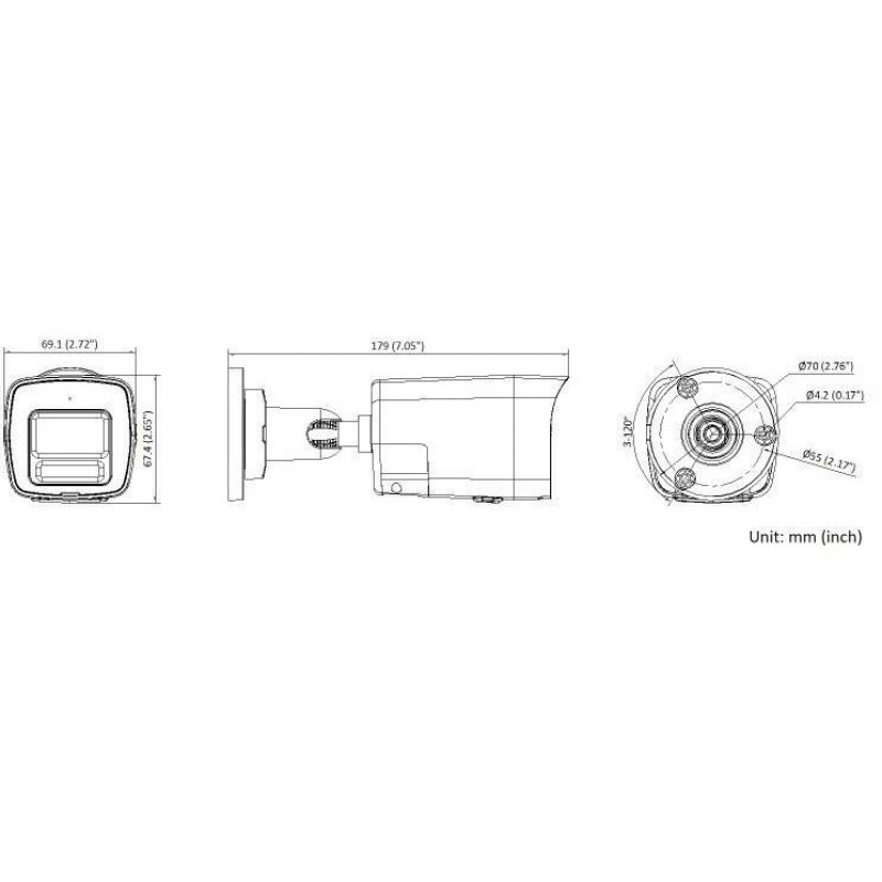 Cámara IP Miton NT-IP106CA-DL, 6 MP, 2.8 mm