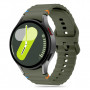 Correa deportiva de silicona Tech-Protect Silicone Sport THP3054 para Samsung Galaxy Watch 4/5/5 Pro/6/7/FE, verde militar