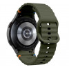 Correa deportiva de silicona Tech-Protect Silicone Sport THP3054 para Samsung Galaxy Watch 4/5/5 Pro/6/7/FE, verde militar