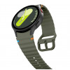 Correa deportiva de silicona Tech-Protect Silicone Sport THP3054 para Samsung Galaxy Watch 4/5/5 Pro/6/7/FE, verde militar
