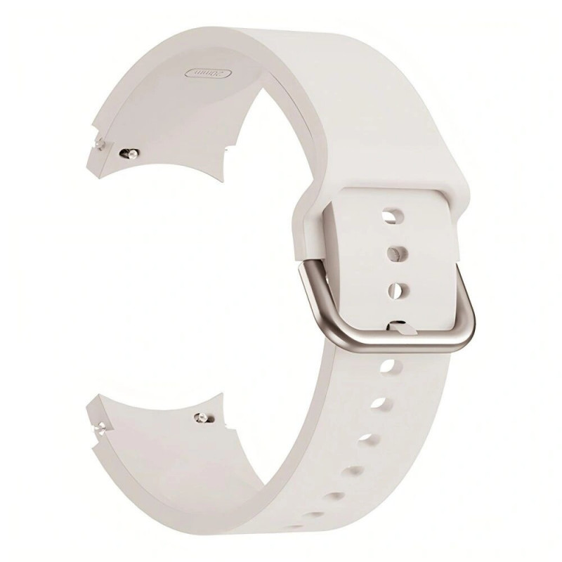 Correa de silicona Tech-Protect THP3041 para Samsung Galaxy Watch 4/5/5 Pro/6/7/FE, Starlight