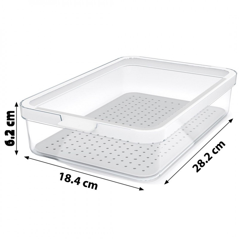 Set organizador de nevera Rotho CAUMA (3 uds.)