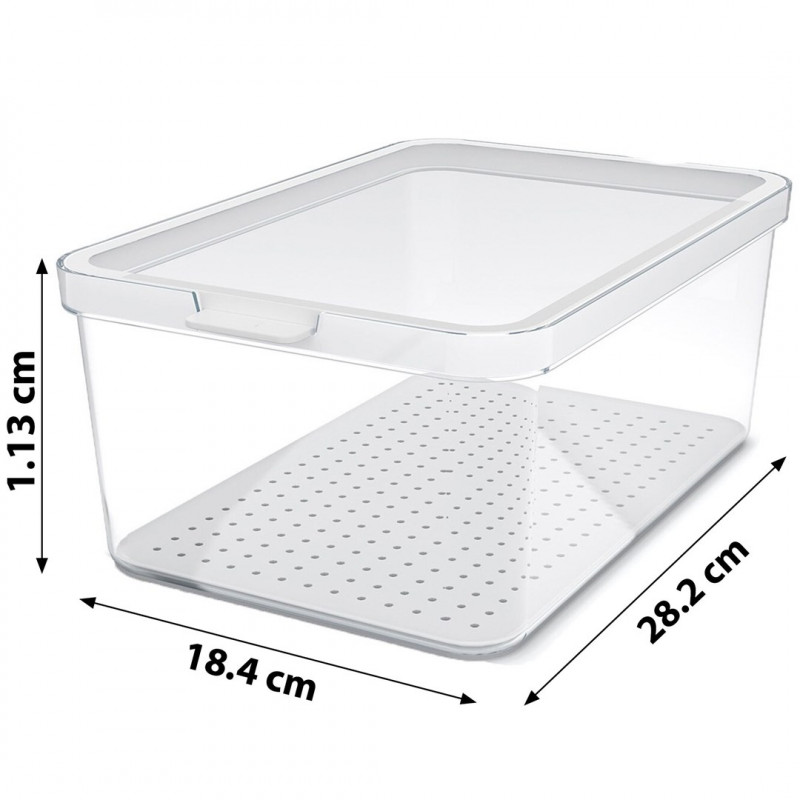 Set organizador de nevera Rotho CAUMA (3 uds.)