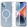 Funda Tech-Protect Flexair Hybrid MagSafe para Apple iPhone 13 / 14, Glitter