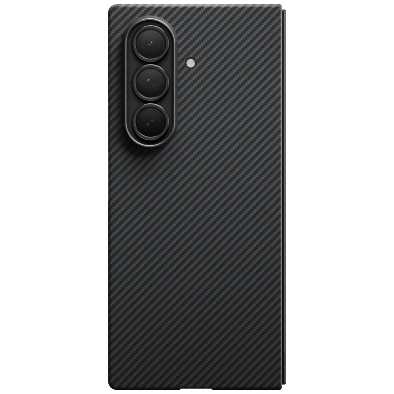 Funda MagSafe ultrafina PITAKA para Samsung Galaxy Z Fold7, negro gris
