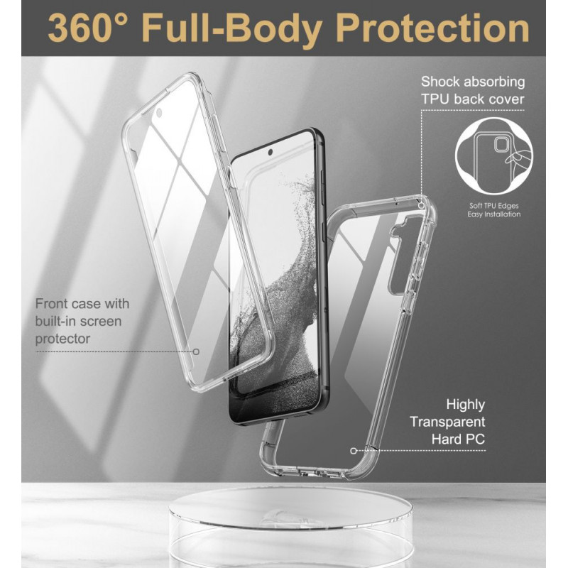 Funda Tech-Protect Kevlar para Samsung Galaxy S23+, transparente