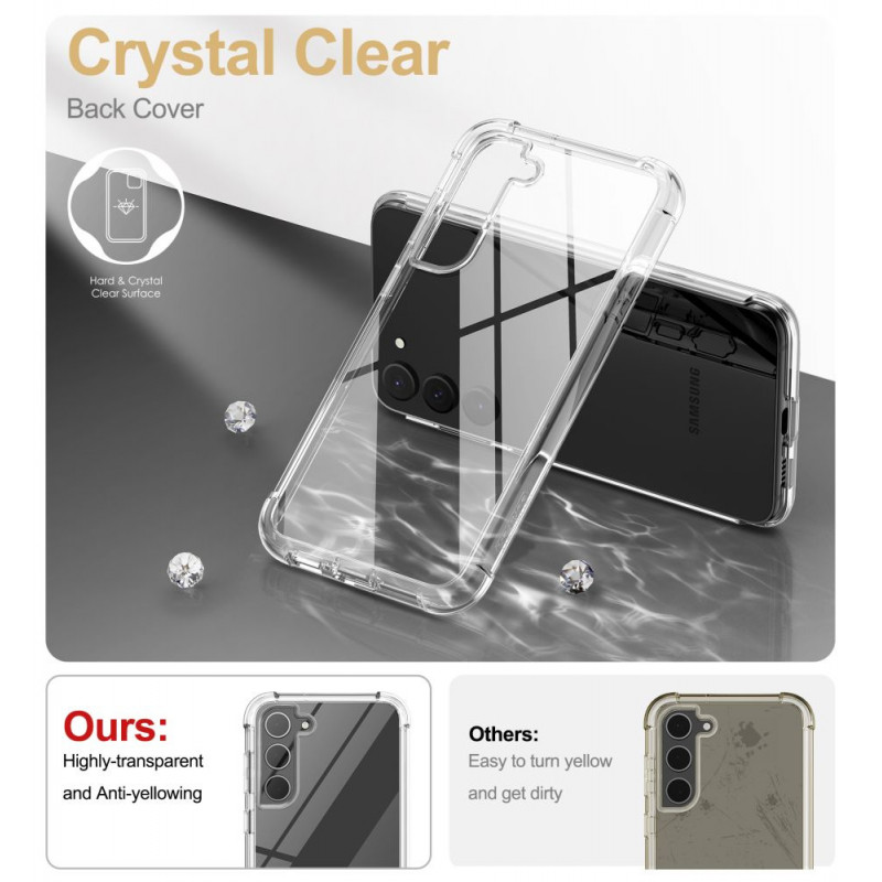 Funda Tech-Protect Kevlar para Samsung Galaxy S23+, transparente