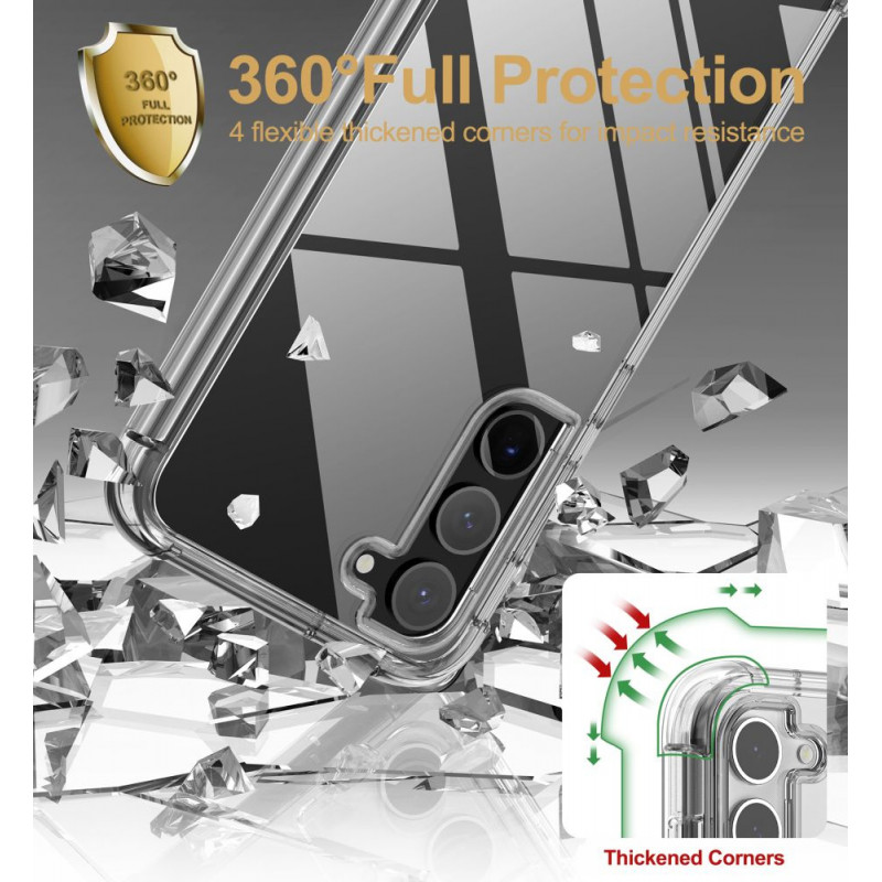 Funda Tech-Protect Kevlar para Samsung Galaxy S23+, transparente