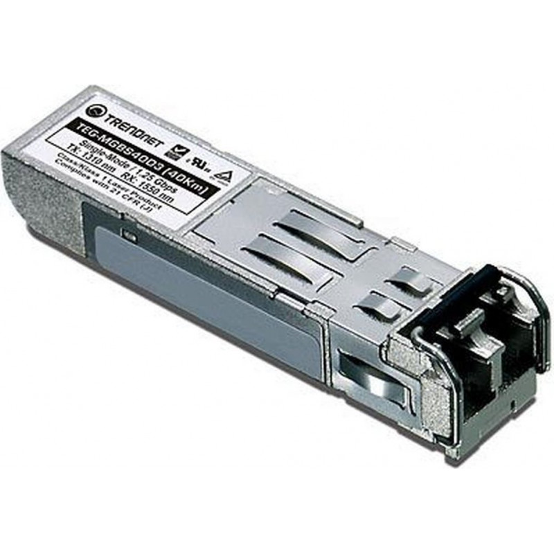 Módulo transceptor SFP (Mini-GBIC) TRENDnet TEG-MGBS10D3, GigE, 1000Base-LX, LC monomodo, hasta 10 km, 1310 nm (TX)
