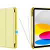 Funda Tech-Protect SC Pen para Apple iPad 10.9 (2022) / iPad 11 (2025), amarilla