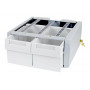 Componente de montaje doble alto suplementario Ergotron StyleView SV43/44 (módulo de 2 cajones), gris/blanco
