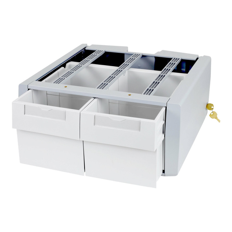 Componente de montaje doble alto suplementario Ergotron StyleView SV43/44 (módulo de 2 cajones), gris/blanco
