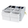 Componente de montaje doble alto suplementario Ergotron StyleView SV43/44 (módulo de 2 cajones), gris/blanco