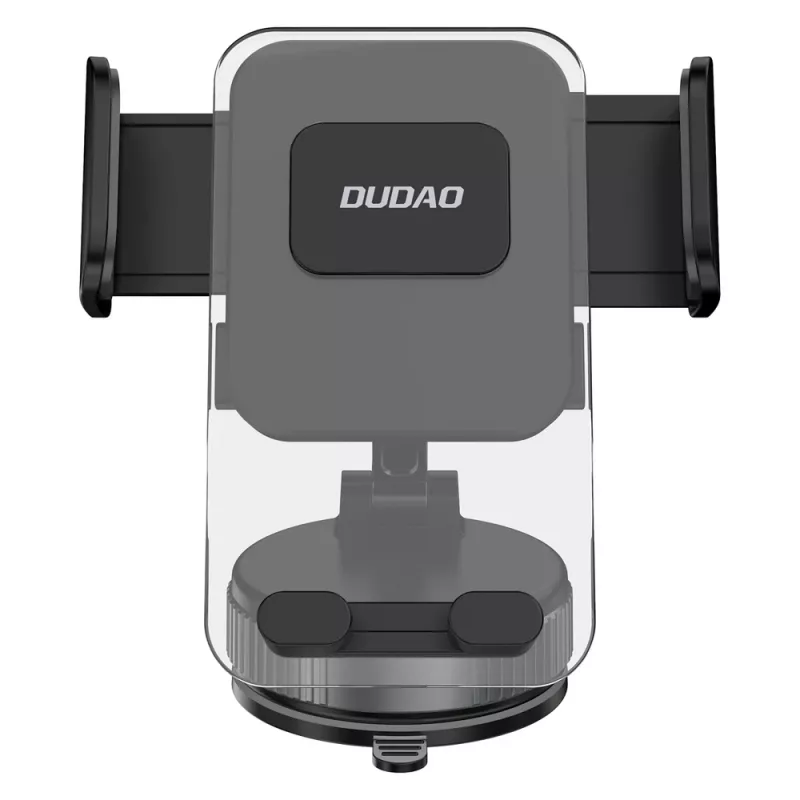 Soporte de teléfono para coche Dudao F24PLUS con ventosa para salpicadero, negro