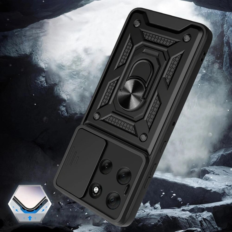 Funda Tech-Protect Camshield Pro para Motorola Moto G86 5G / G86 Power 5G, negra