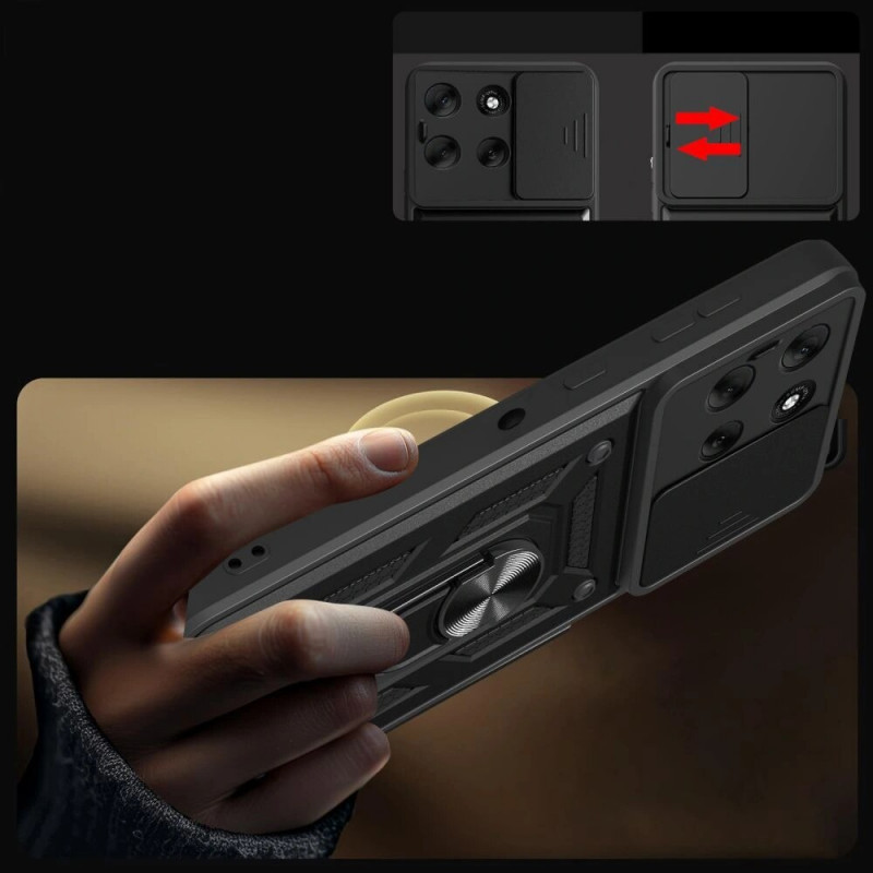 Funda Tech-Protect Camshield Pro para Motorola Moto G86 5G / G86 Power 5G, negra