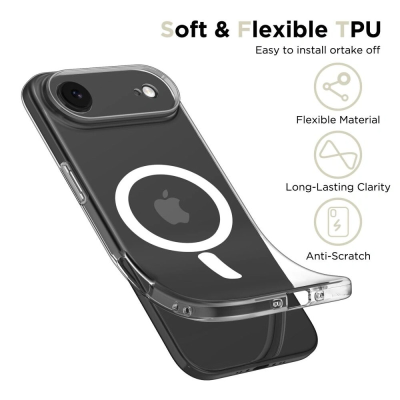 Funda Tech-Protect FlexAir MagSafe para Apple iPhone Air, transparente