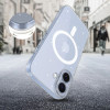 Funda Tech-Protect FlexAir MagSafe para Apple iPhone 17, transparente con purpurina