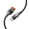 Cable Tech-Protect Ultraboost USB-A / USB-C, 66W, 6A, 50 cm, gris