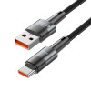 Cable Tech-Protect Ultraboost USB-A / USB-C, 66W, 6A, 50 cm, gris