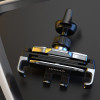 Soporte de smartphone para coche por gravedad Dudao F11Pro, negro