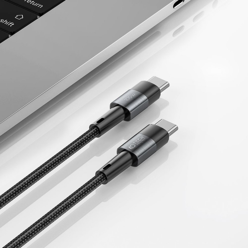 Cable Tech-Protect Ultraboost USB-C PD, 100W, 5A, 25 cm, gris