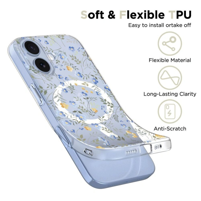 Funda Tech-Protect FlexAir MagSafe para Apple iPhone 17, Spring Flowers