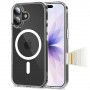 Funda Tech-Protect Flexair Hybrid CC MagSafe para Apple iPhone 17, transparente