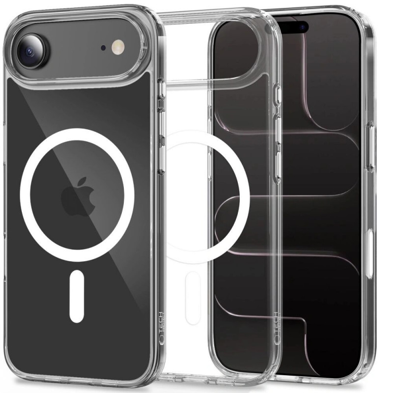 Funda Tech-Protect Flexair Hybrid CC MagSafe para Apple iPhone Air, transparente